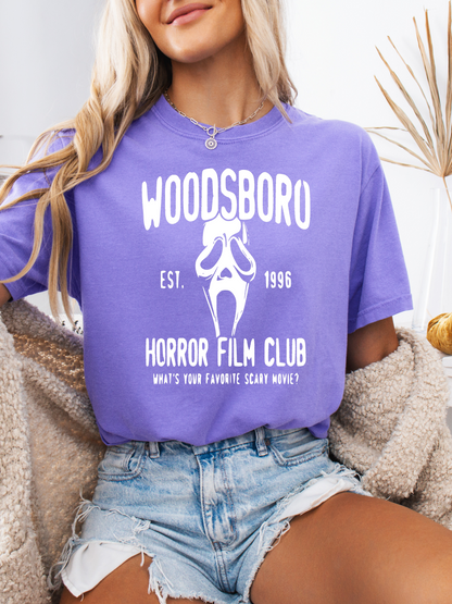 Woodsboro Horror Film Club Graphic