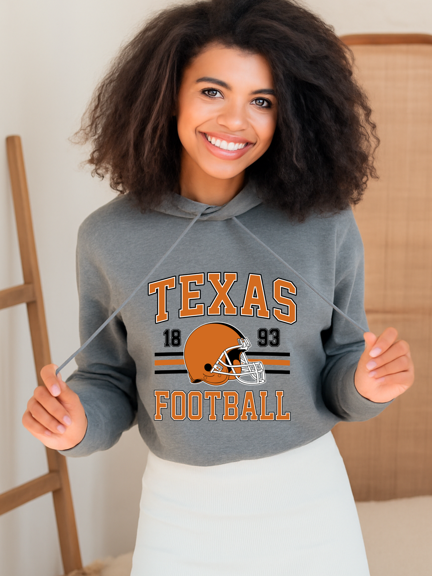 Retro Texas Football Graphic