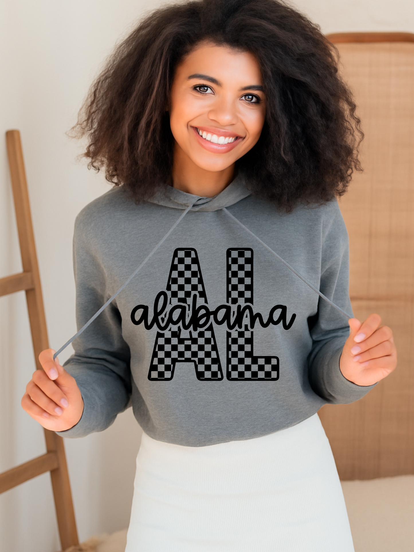 Checkered Alabama Graphic