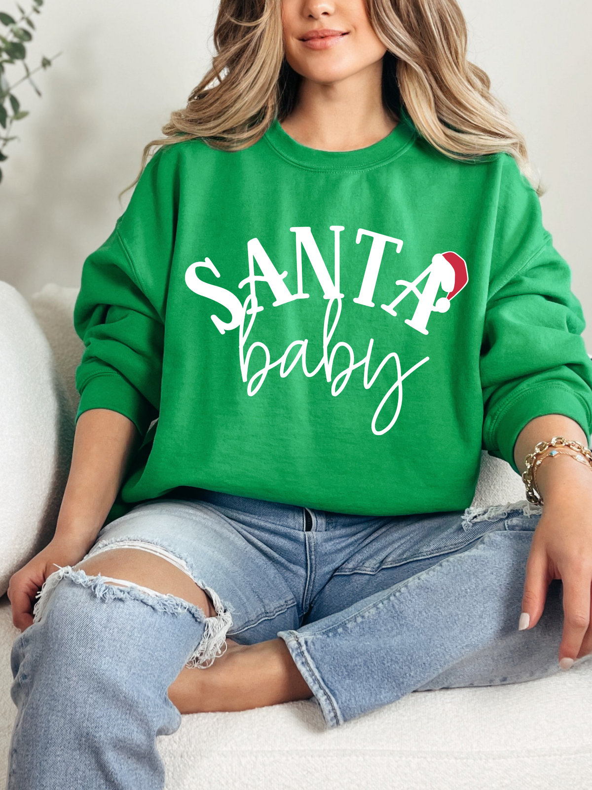 Santa Baby Holiday Graphic