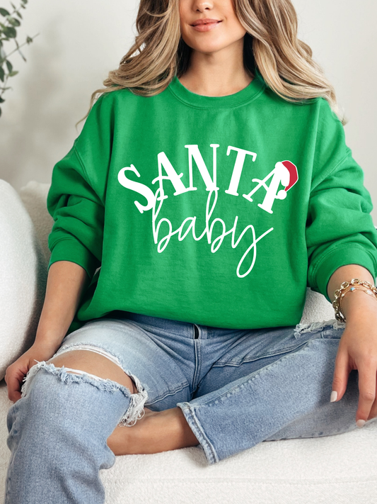Santa Baby Holiday Graphic