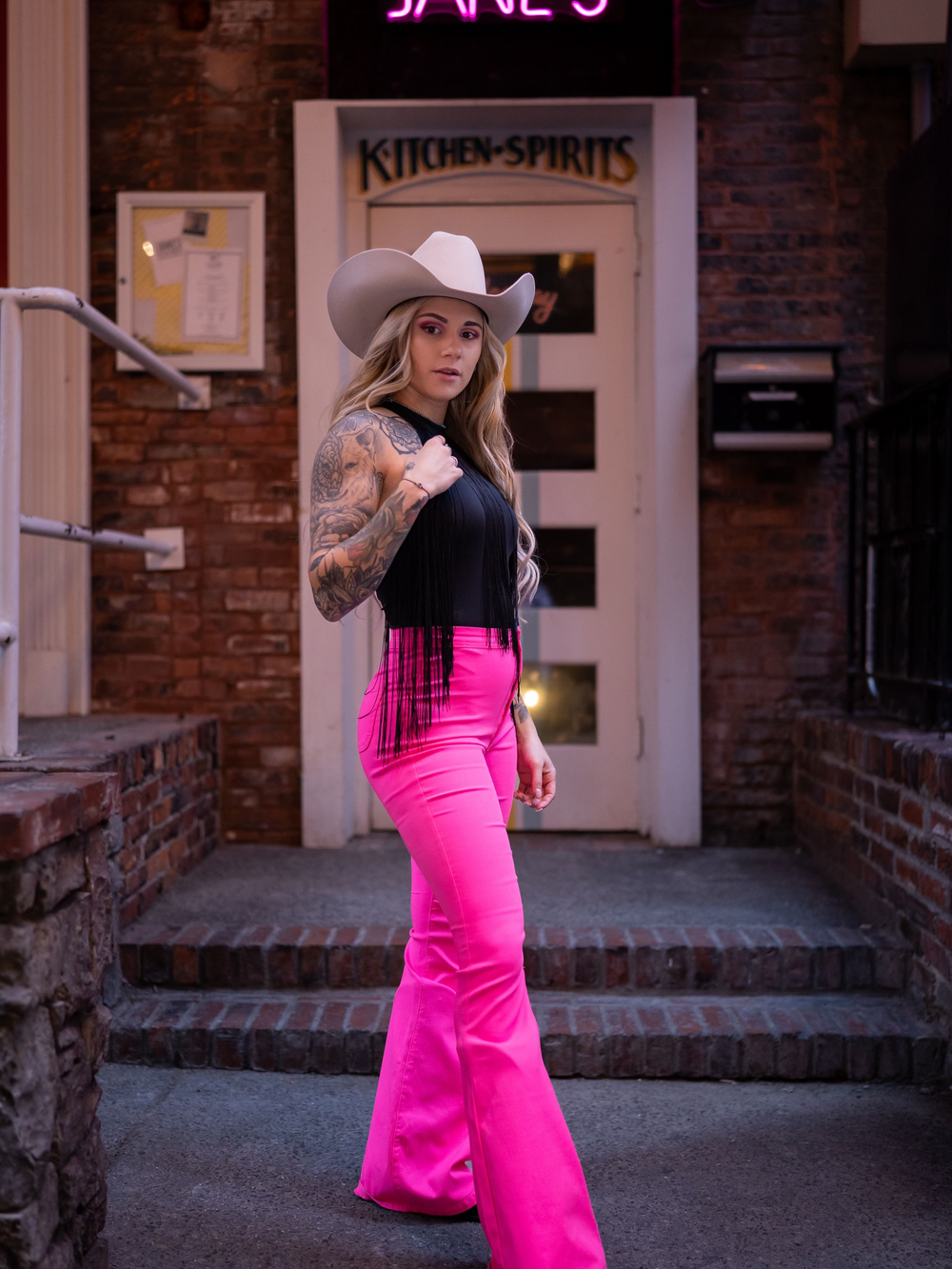 Buy our "Fiona High Waisted Bell Bottom Flare Jeans - Pink" online – Willow Boutique Clothing. Shop stylish Fiona High Waisted Bell Bottom Flare Jeans - Pink today.