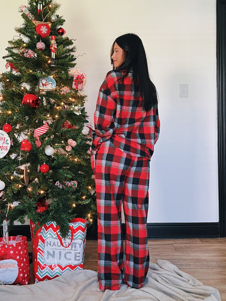 PREORDER: Jolly Times Plaid Pajama Set