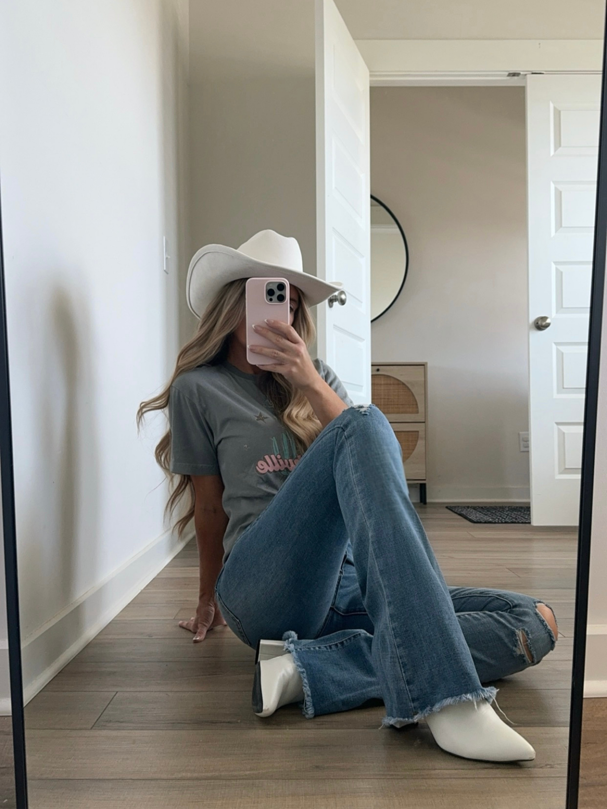 Buy our "Sarah Distressed Medium Wash Flares" online – Willow Boutique Clothing. Shop stylish Sarah Distressed Medium Wash Flares today.