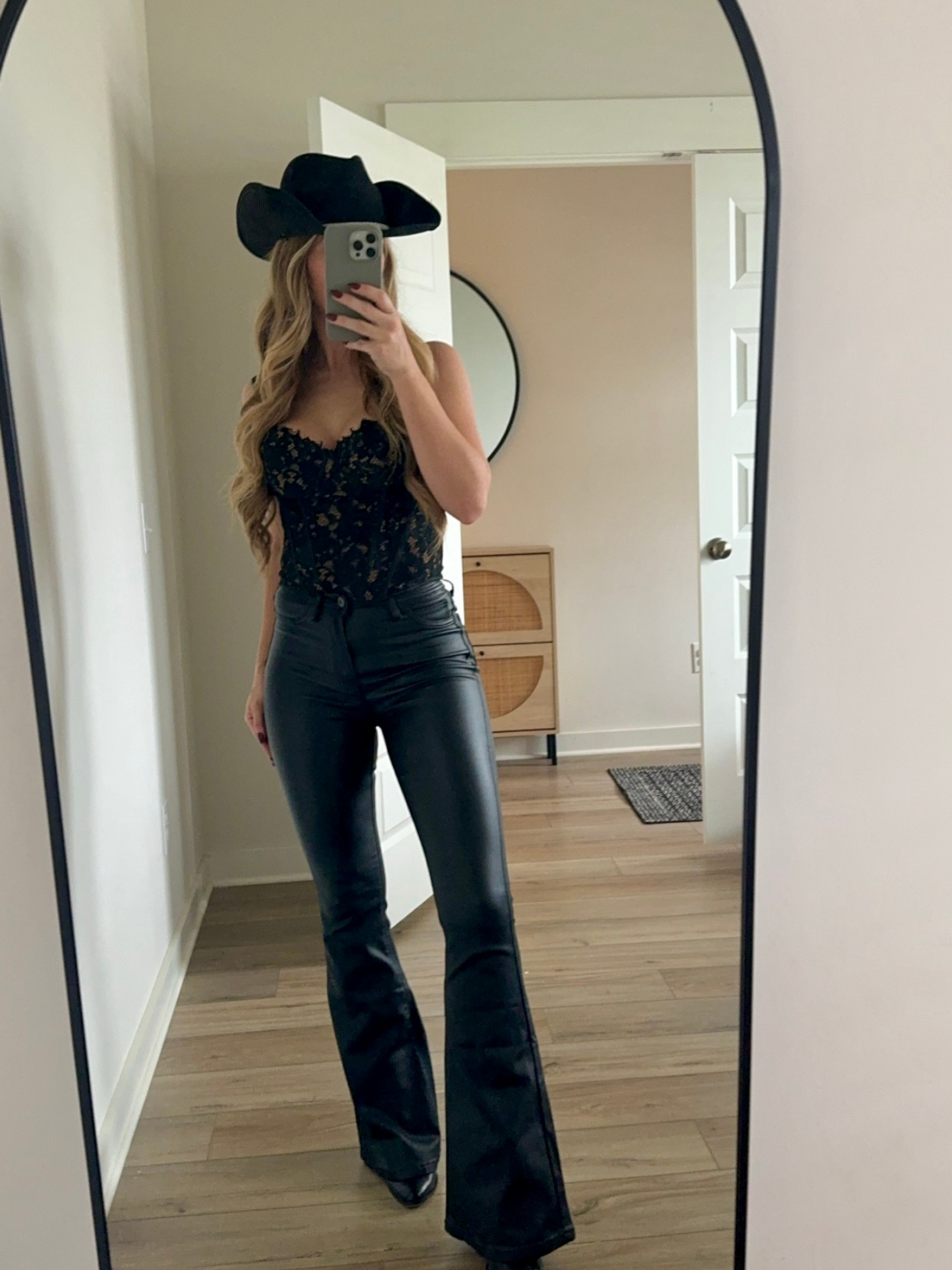Buy our "Leather Blakely High Waisted Bell Bottom Flare Jeans - Black" online – Willow Boutique Clothing. Shop stylish Leather Blakely High Waisted Bell Bottom Flare Jeans - Black today.