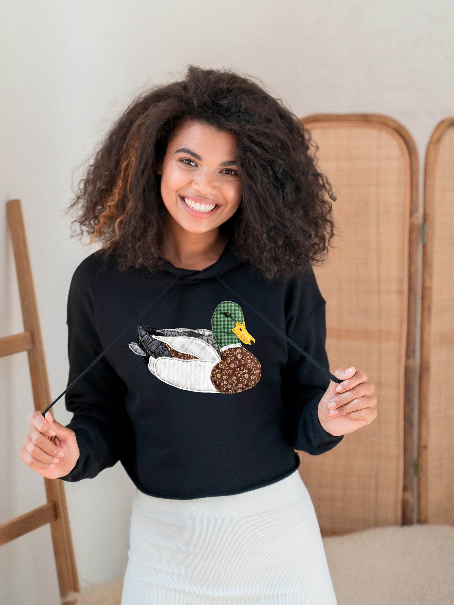 Patch Word Mallard Graphic