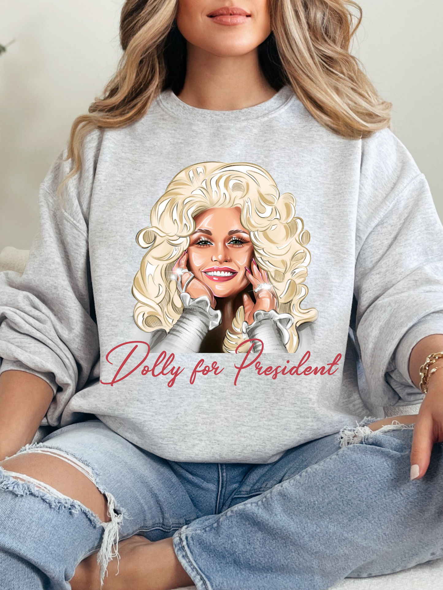 Dolly For President Graphic