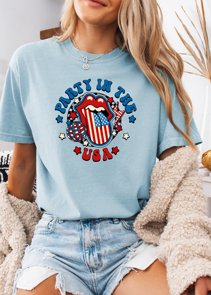 Retro Independence Day Graphic T-Shirt