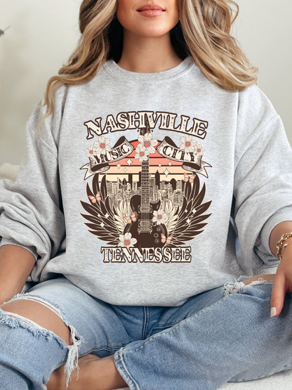 Nashville Music City Graphic