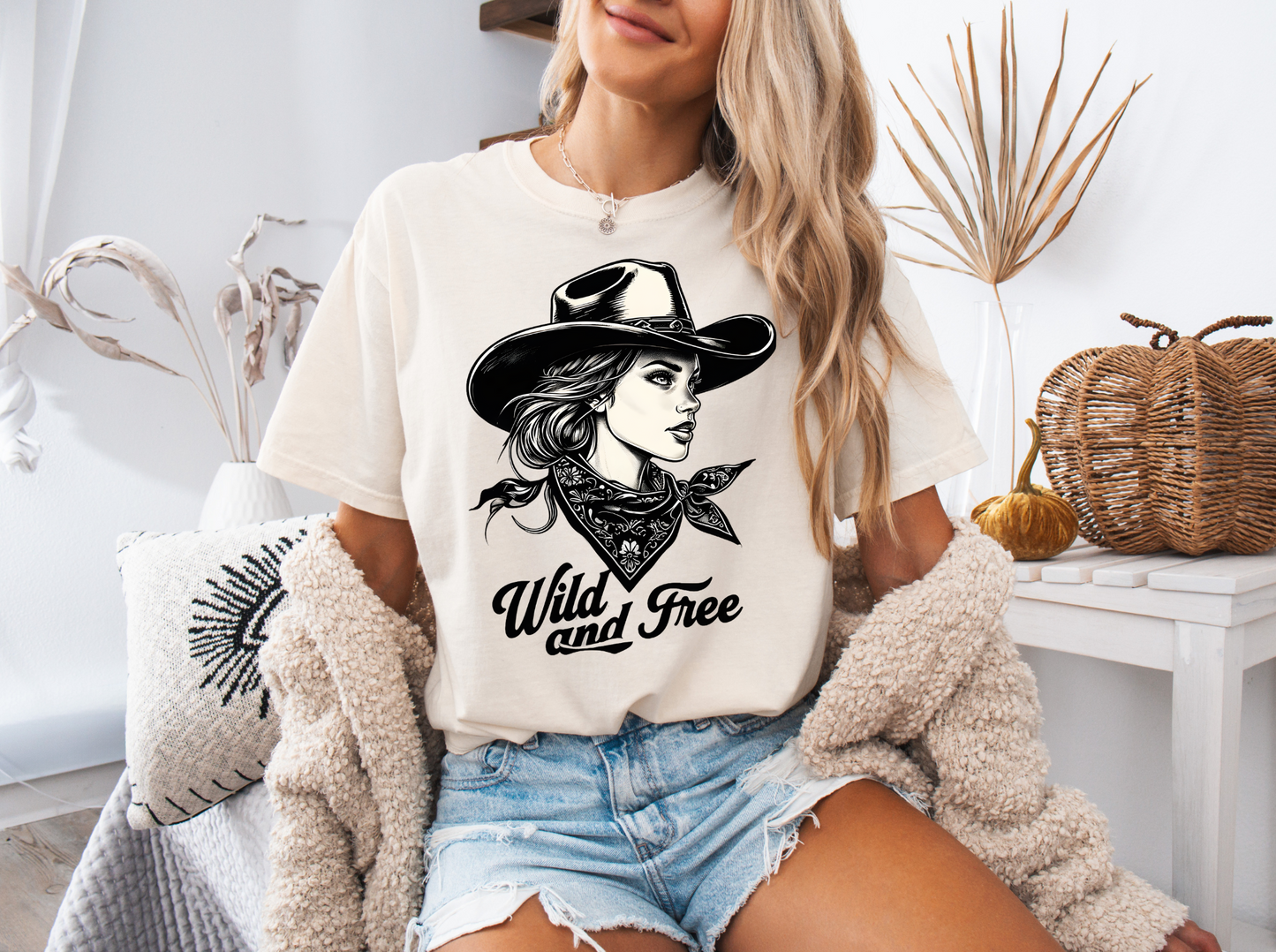 Dusty Boots Cowgirl Graphic Tee