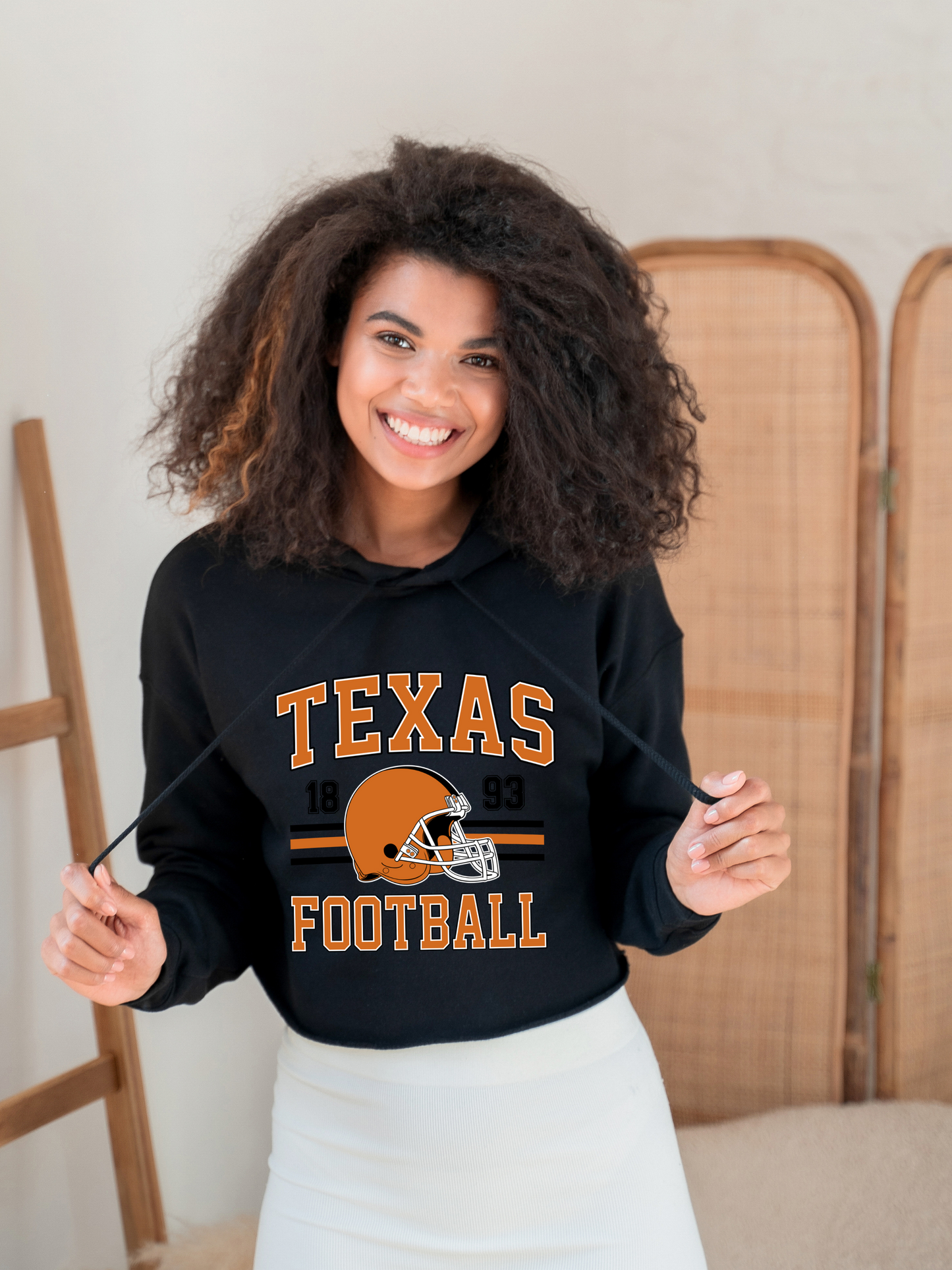 Retro Texas Football Graphic