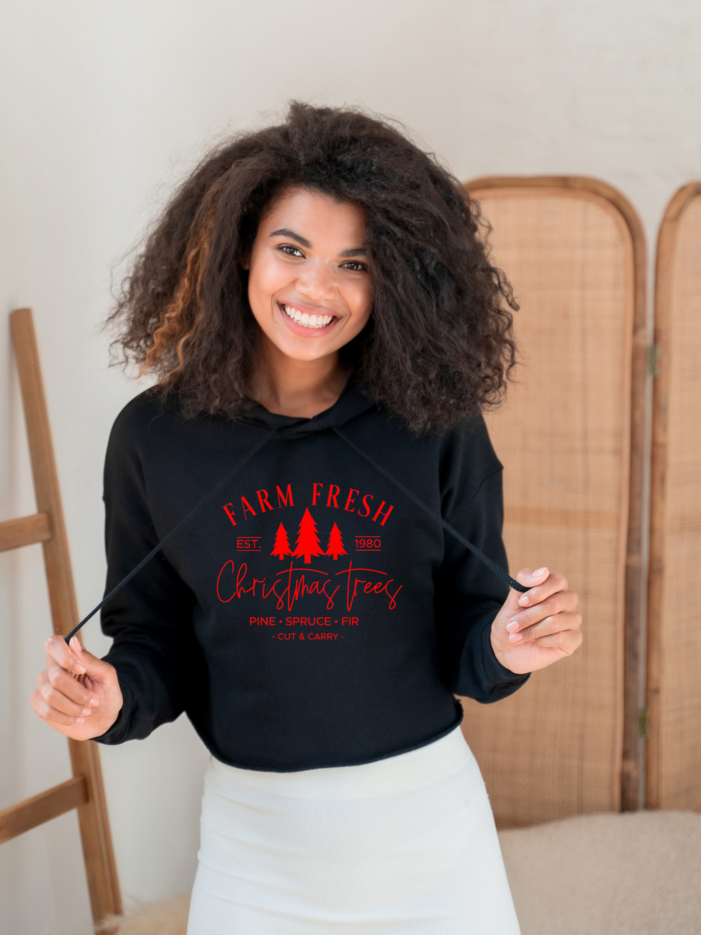 Shop Willie's Christmas Tree Farm Graphic online at Willow Boutique – best boutique for women’s fashion.