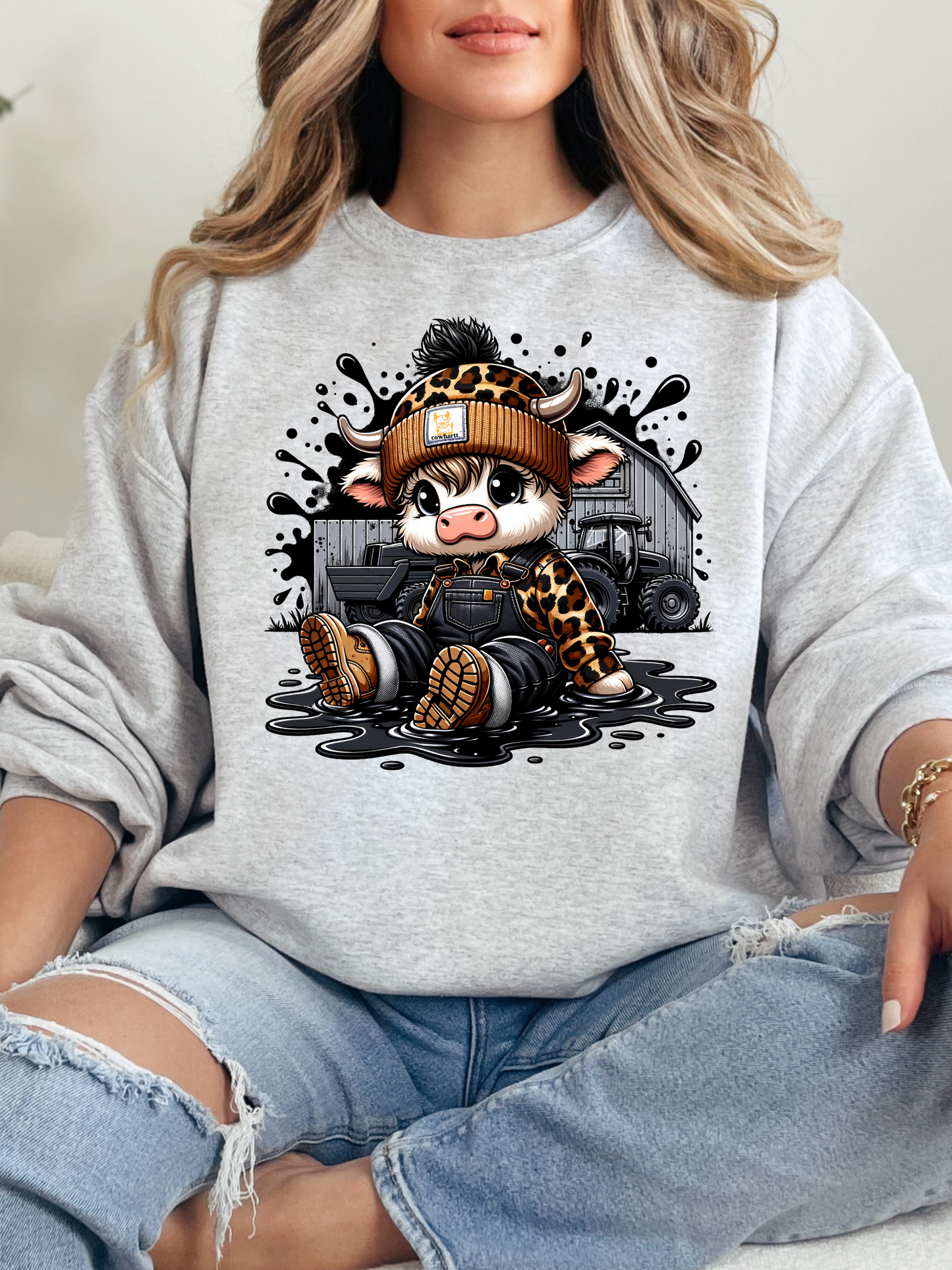 Work Hard, Moo Hard Graphic