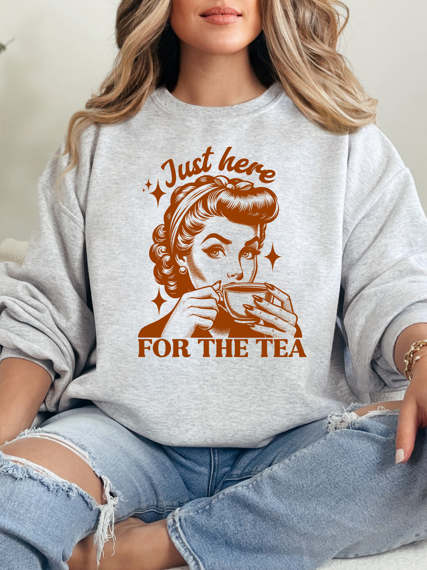 Here For The Tea Graphic