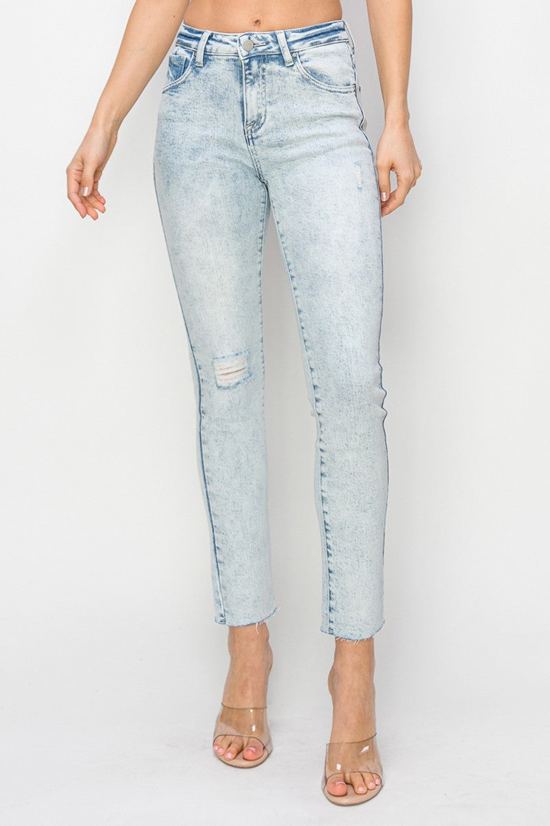 Elena High Rise Relaxed Skinny Jeans