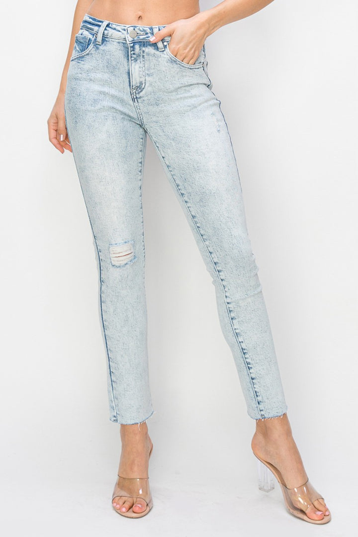 Elena High Rise Relaxed Skinny Jeans