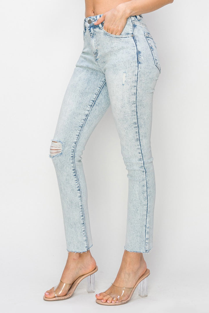 Elena High Rise Relaxed Skinny Jeans