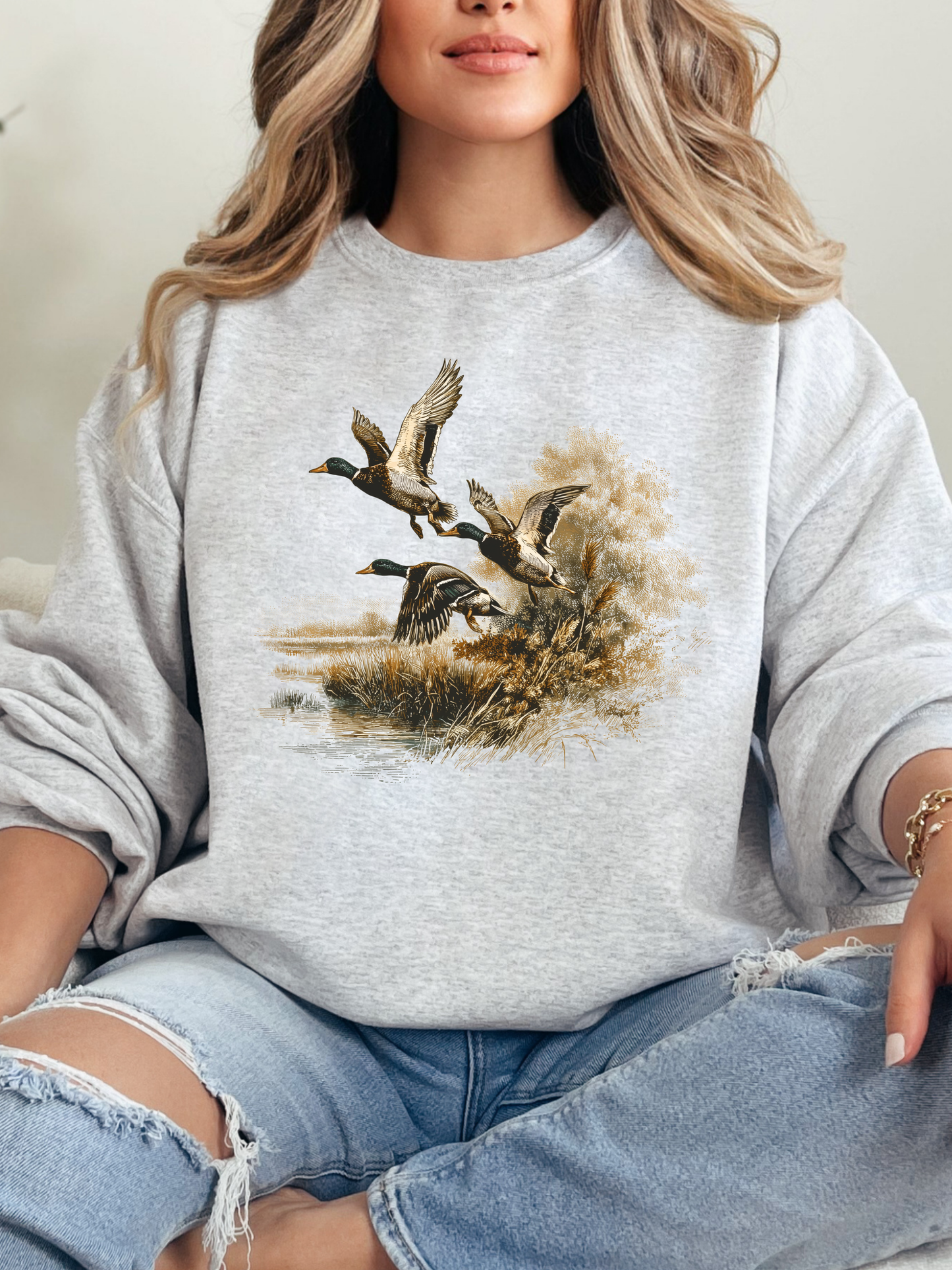 Golden Flight Mallard Graphic