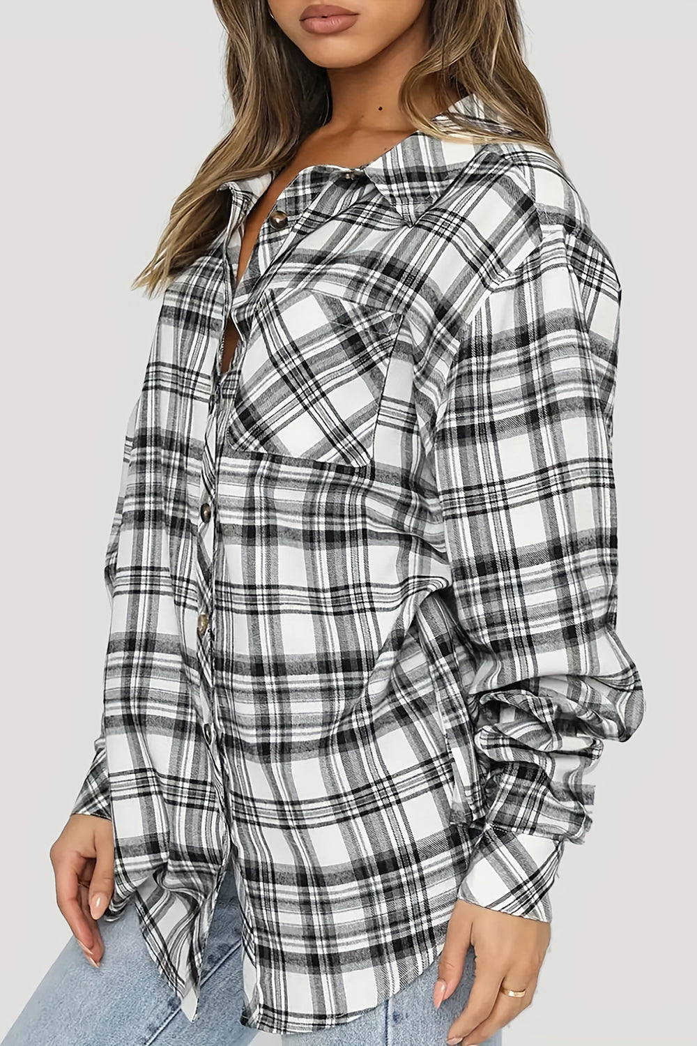 PREORDER Apple Cider Dreams Plaid Long Sleeve Shacket