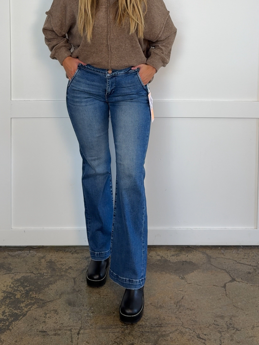 Brooklyn Risen Tummy Control High Rise Bootcut Jeans