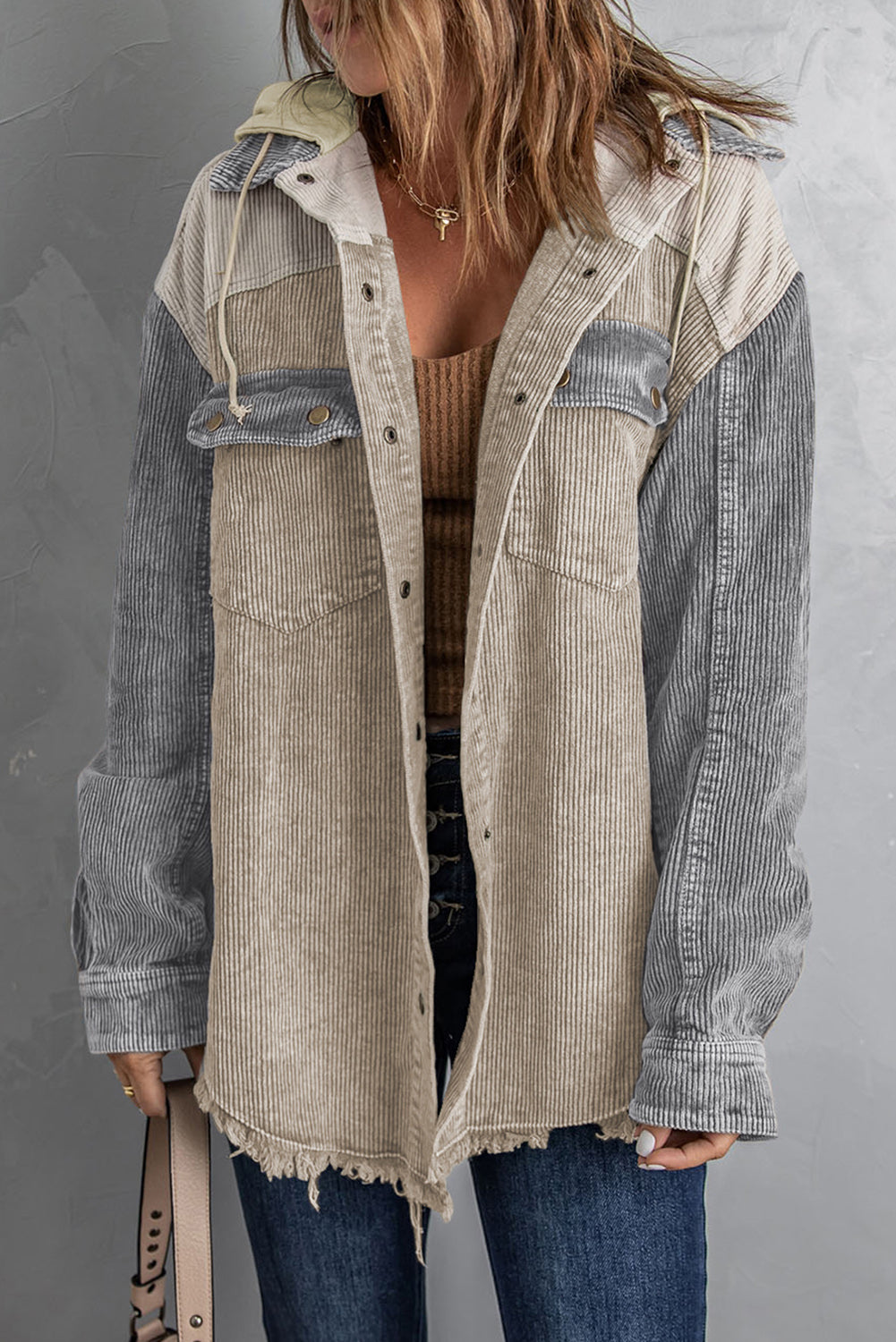 Buy our "PREORDER: Bellamy Snap Front Hooded Corduroy Shacket" online – Willow Boutique Clothing. Shop stylish PREORDER: Bellamy Snap Front Hooded Corduroy Shacket today.