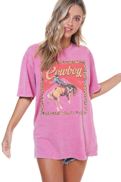 Vintage Western Cowboy Graphic Tee
