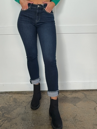 KanCan Super Dark Wash Skinny Non-Distressed Jeans