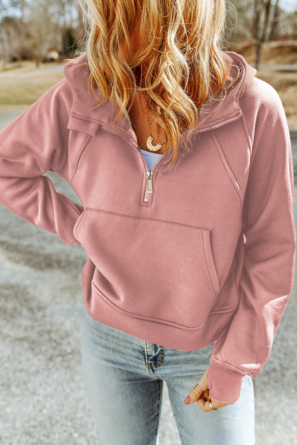 PREORDER: Lounging Around Half-Zip Hoodie
