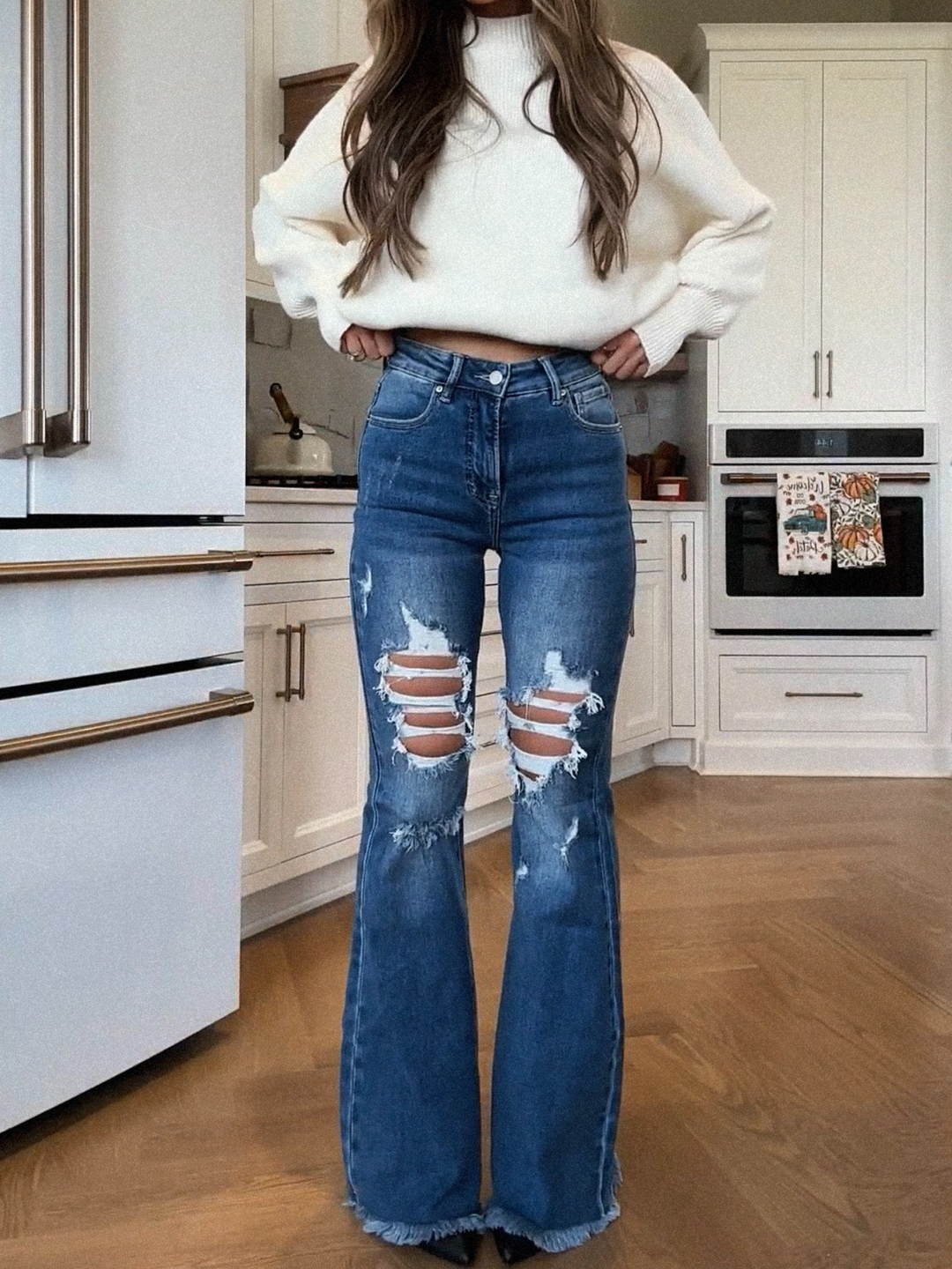 Viral Lainey Tummy Control Flare Jeans