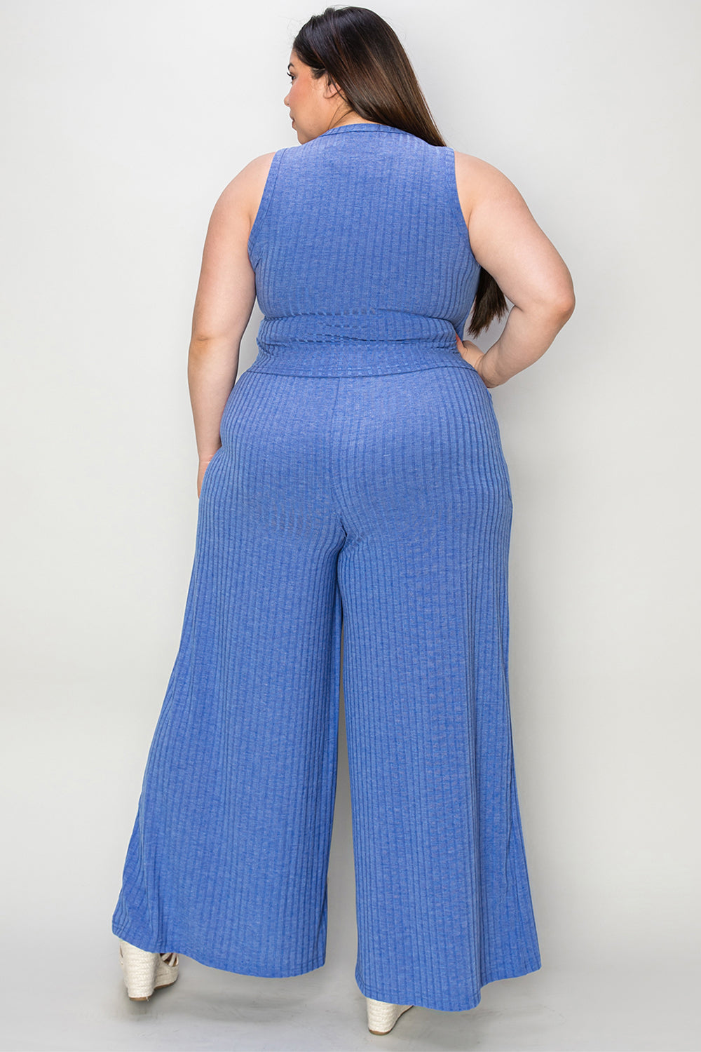 It Takes Two to Tango Tank and Wide Leg Pants Set