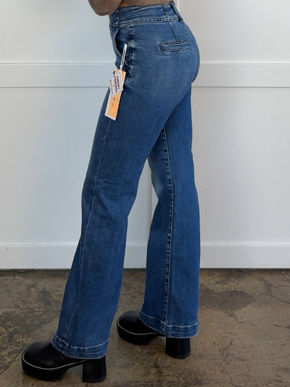 Brooklyn Risen Tummy Control High Rise Bootcut Jeans