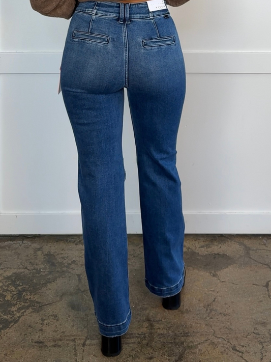 Brooklyn Risen Tummy Control High Rise Bootcut Jeans