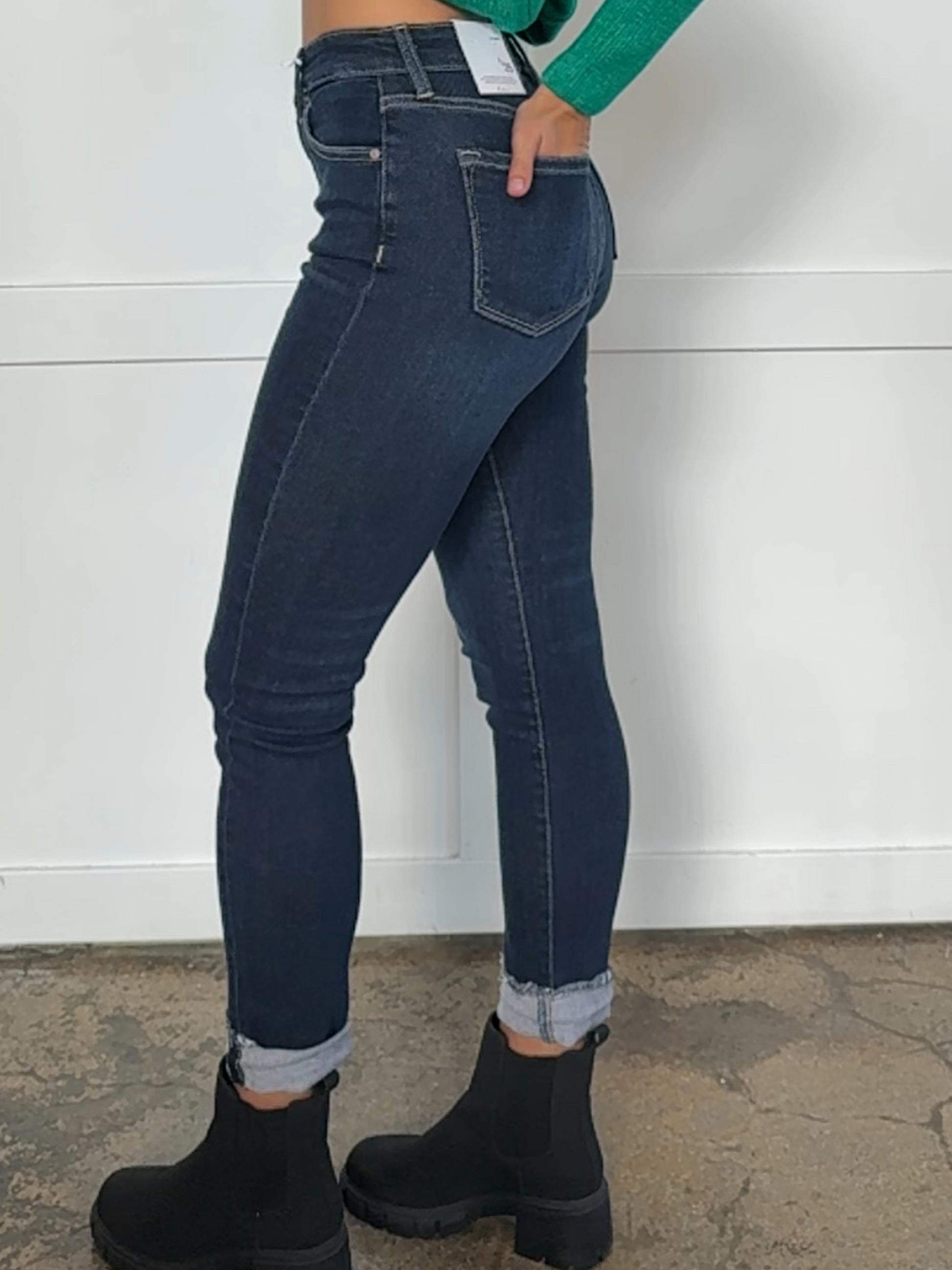 Buy our "KanCan Super Dark Wash Skinny Non-Distressed Jeans" online – Willow Boutique Clothing. Shop stylish KanCan Super Dark Wash Skinny Non-Distressed Jeans today.