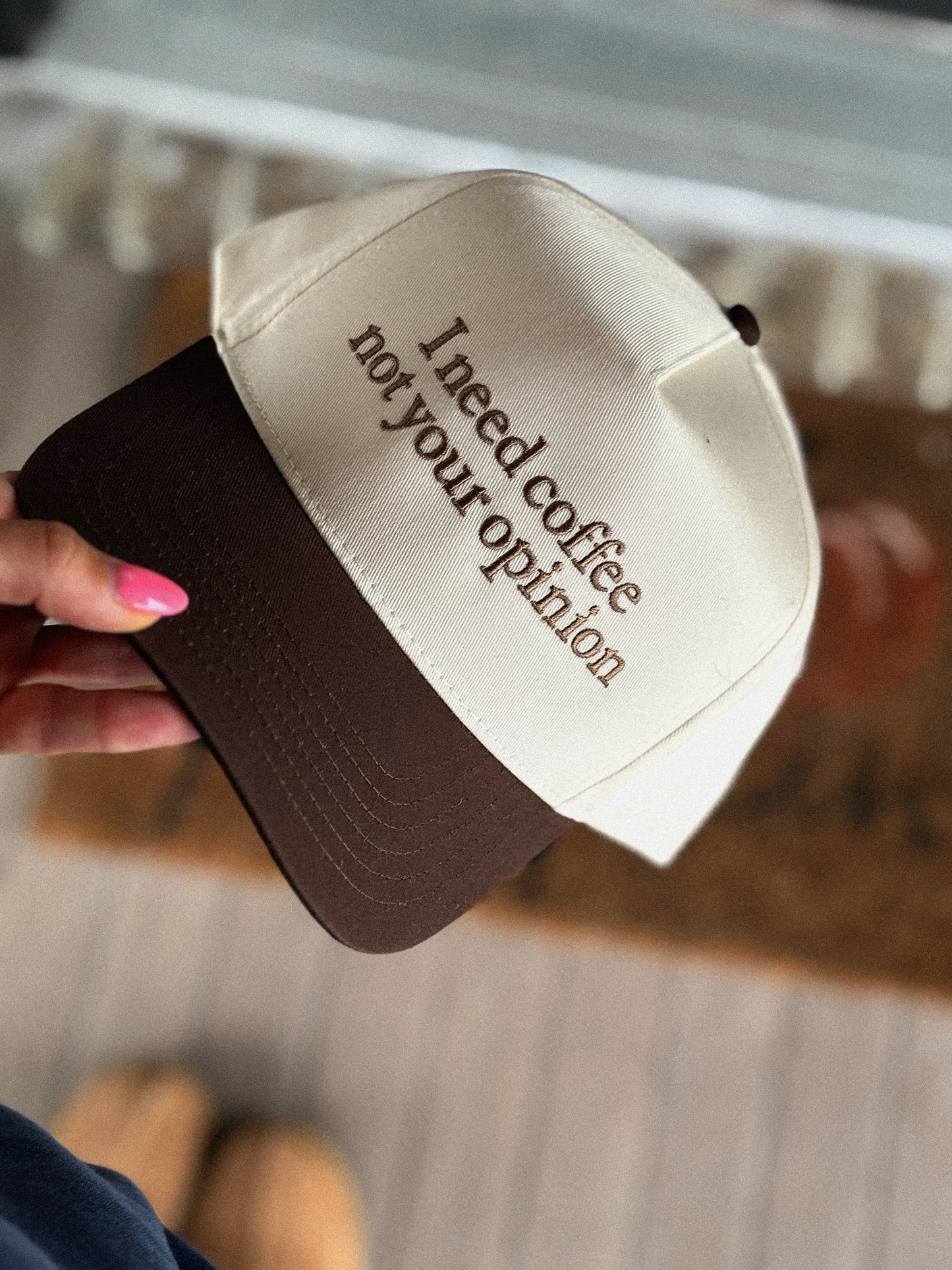 I Need Coffee, Not Your Opinion Trucker Hat
