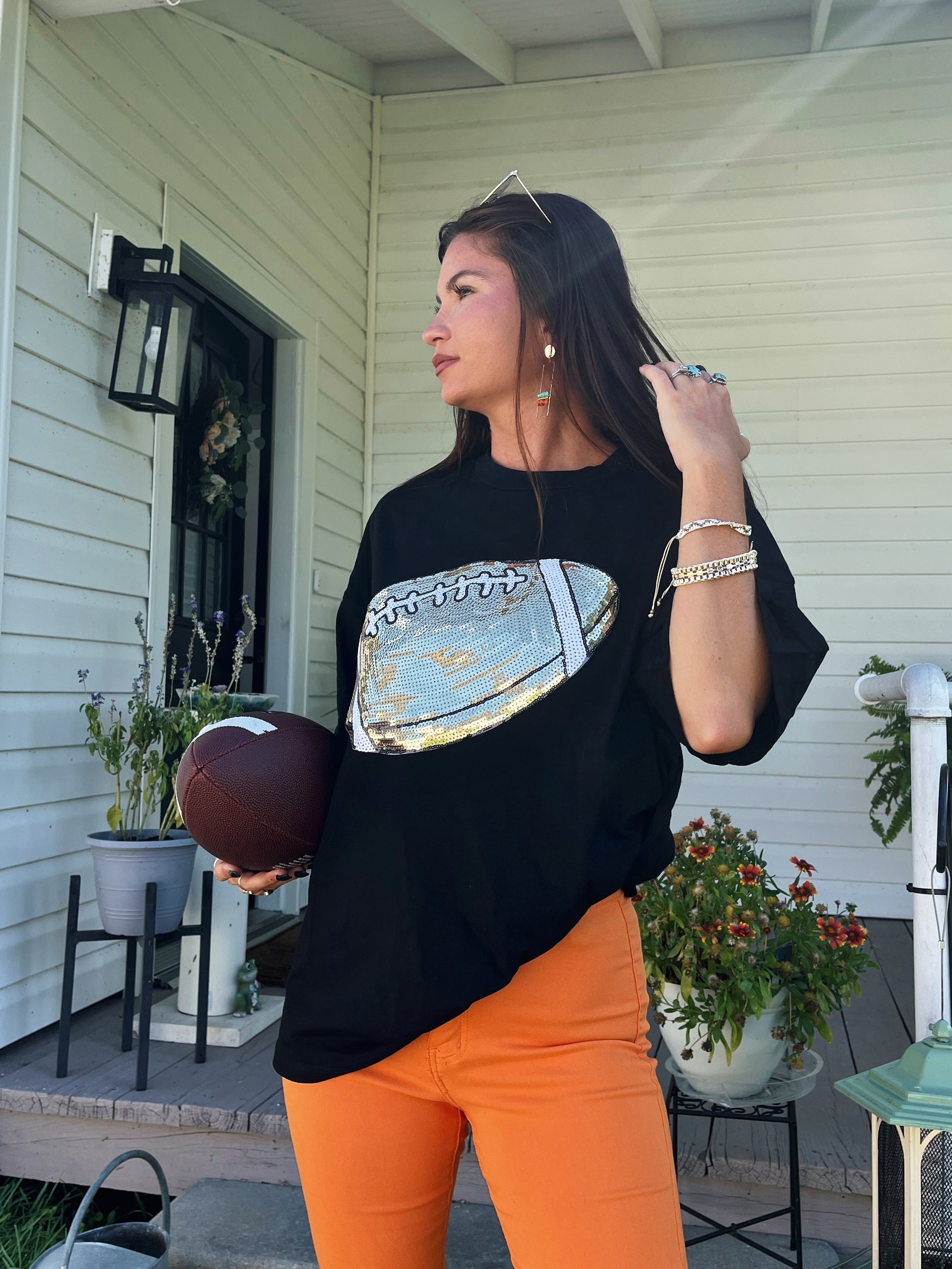 Buy our "Glitzed-Up Game Day Tee" online – Willow Boutique Clothing. Shop stylish Glitzed-Up Game Day Tee today.
