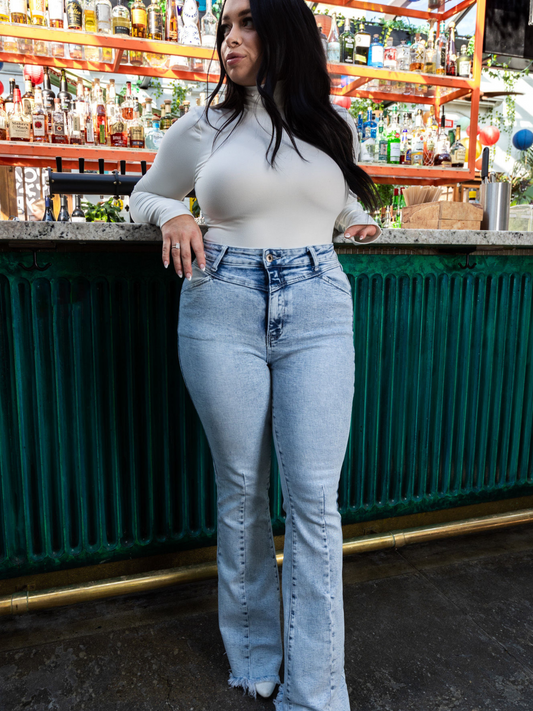 Buy our "Keep Up Flare Acid/Dark Wash Jeans" online – Willow Boutique Clothing. Shop stylish Keep Up Flare Acid/Dark Wash Jeans today.