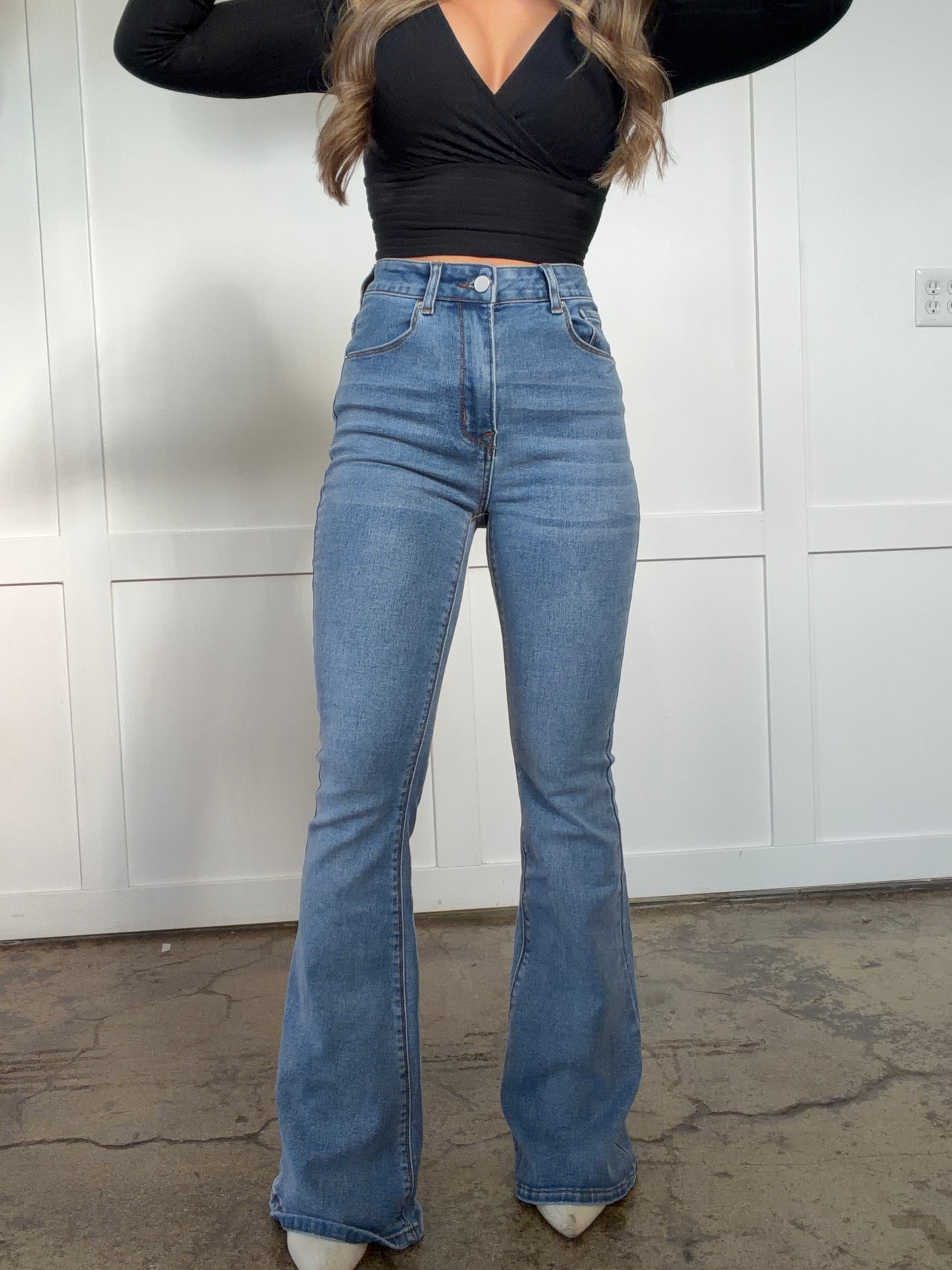 Danny Medium Wash Flare Jean