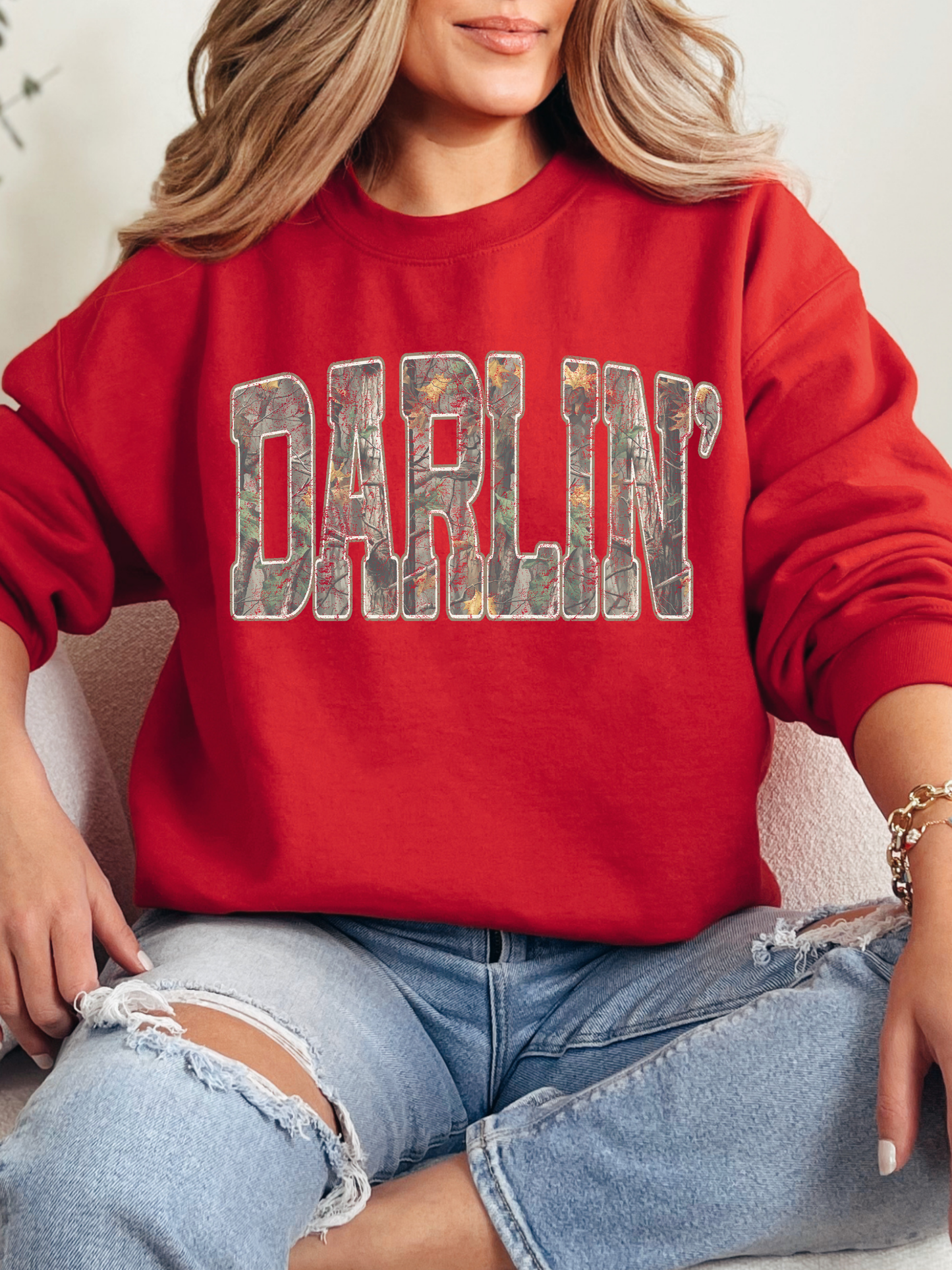 Hello Darlin' Camo Graphic