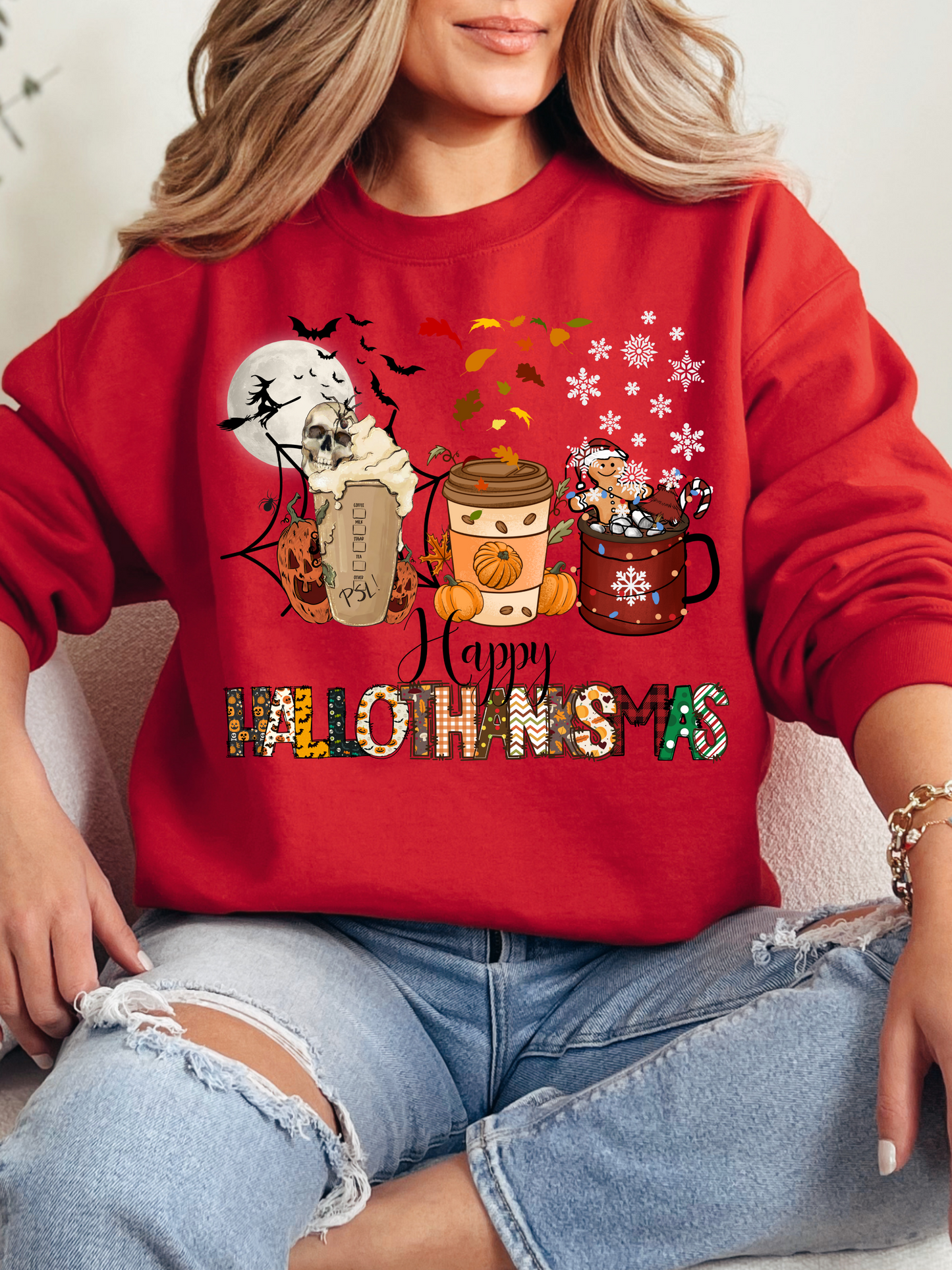 Happy Hallothankmas Graphic