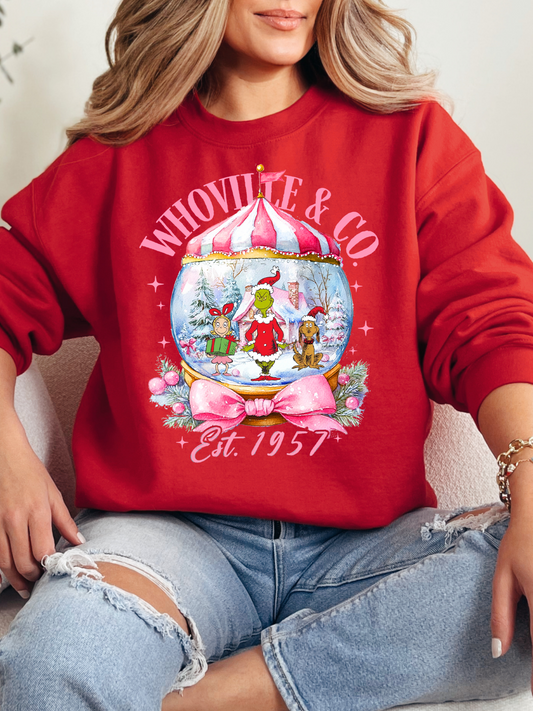 Snowflake Hollow Christmas Graphic