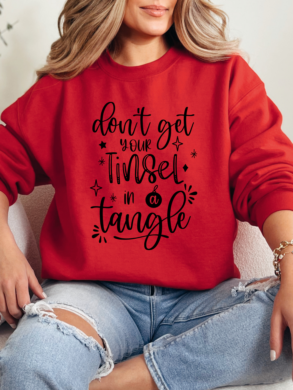 Tinsel in a Tangle Graphic