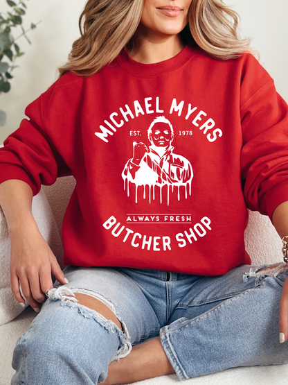 Michael Myers Butcher Shop Graphic