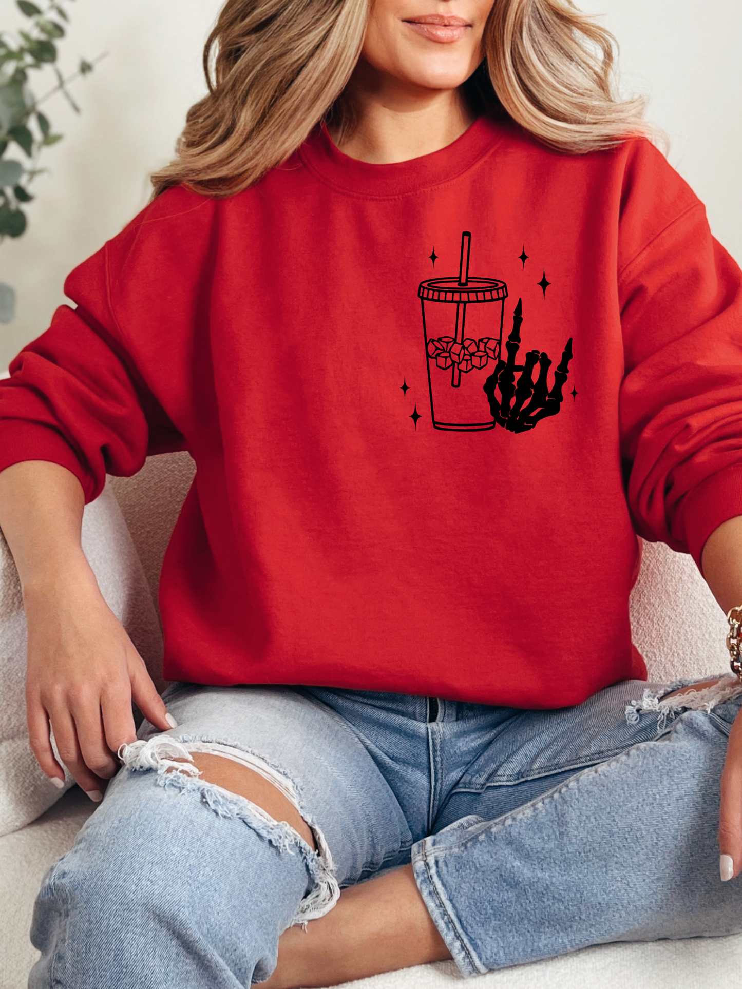 Fueled By Iced Coffee Graphic (Front & Back)