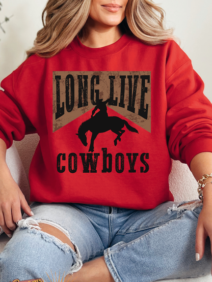 Long Live Cowboys Vintage Graphic