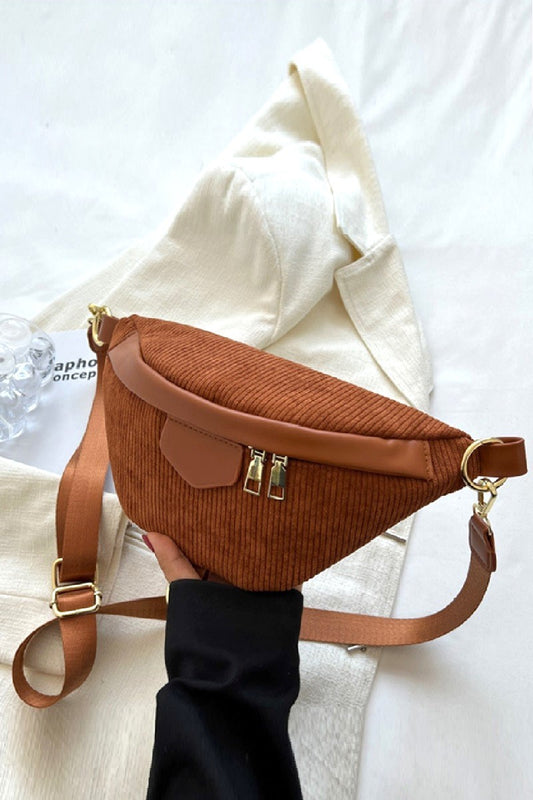 PREORDER: Zenana Corduroy Crossbody Bag