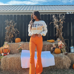 Buy our "Fiona High Waisted Bell Bottom Flare Jeans - Orange" online – Willow Boutique Clothing. Shop stylish Fiona High Waisted Bell Bottom Flare Jeans - Orange today.