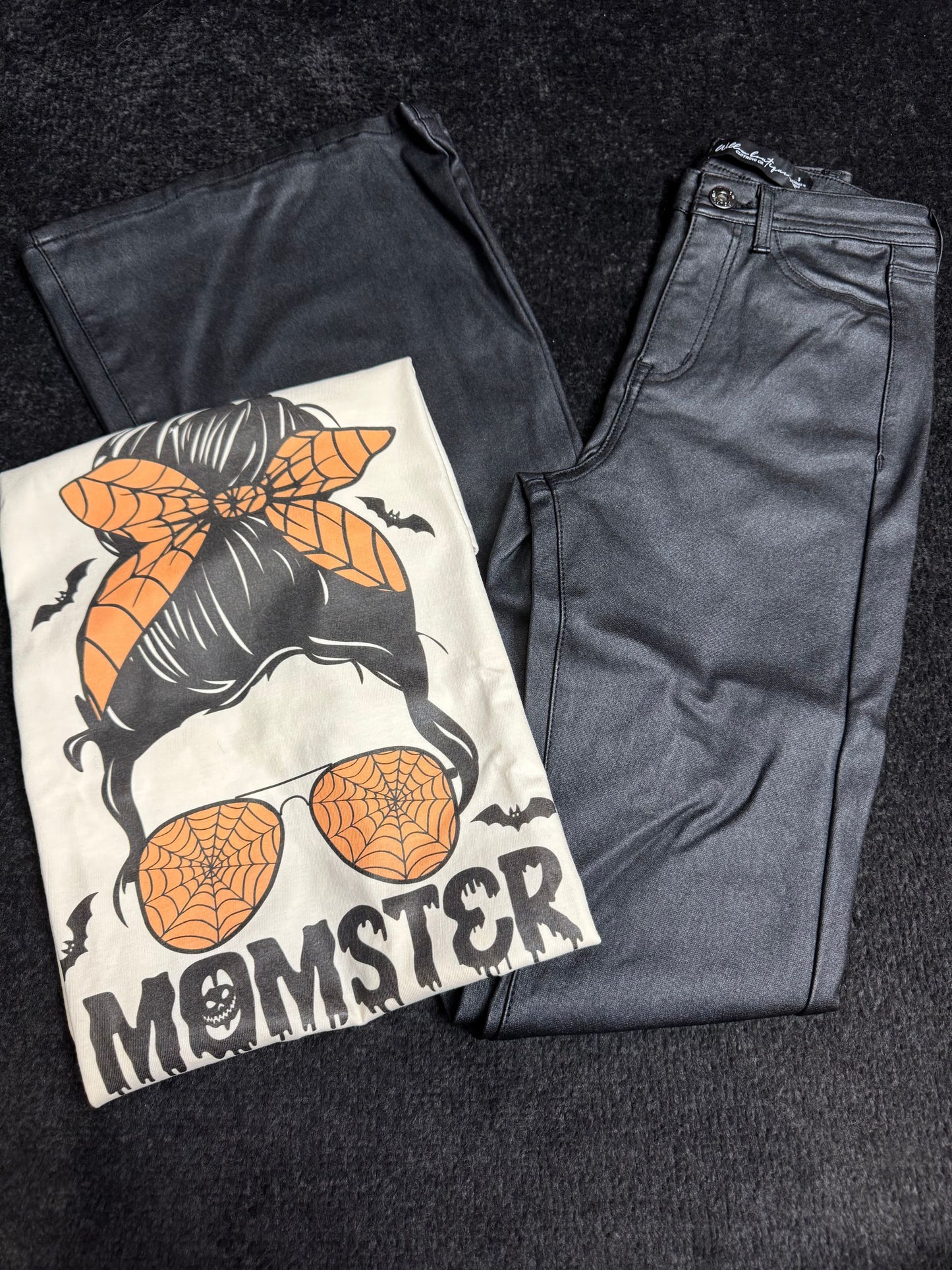 Buy our "Spooky Mom Flare Bundle Bag (1 Fiona Flare + 1 Spooky Momma Tee)" online – Willow Boutique Clothing. Shop stylish Spooky Mom Flare Bundle Bag (1 Fiona Flare + 1 Spooky Momma Tee) today.