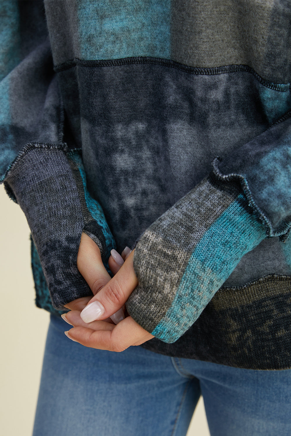 PREORDER: Colorful Connections Plaid Hoodie