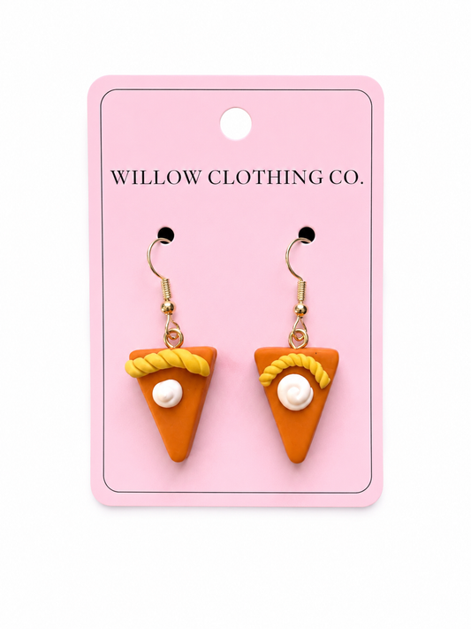 Pumpkin Pie Dangle Earrings