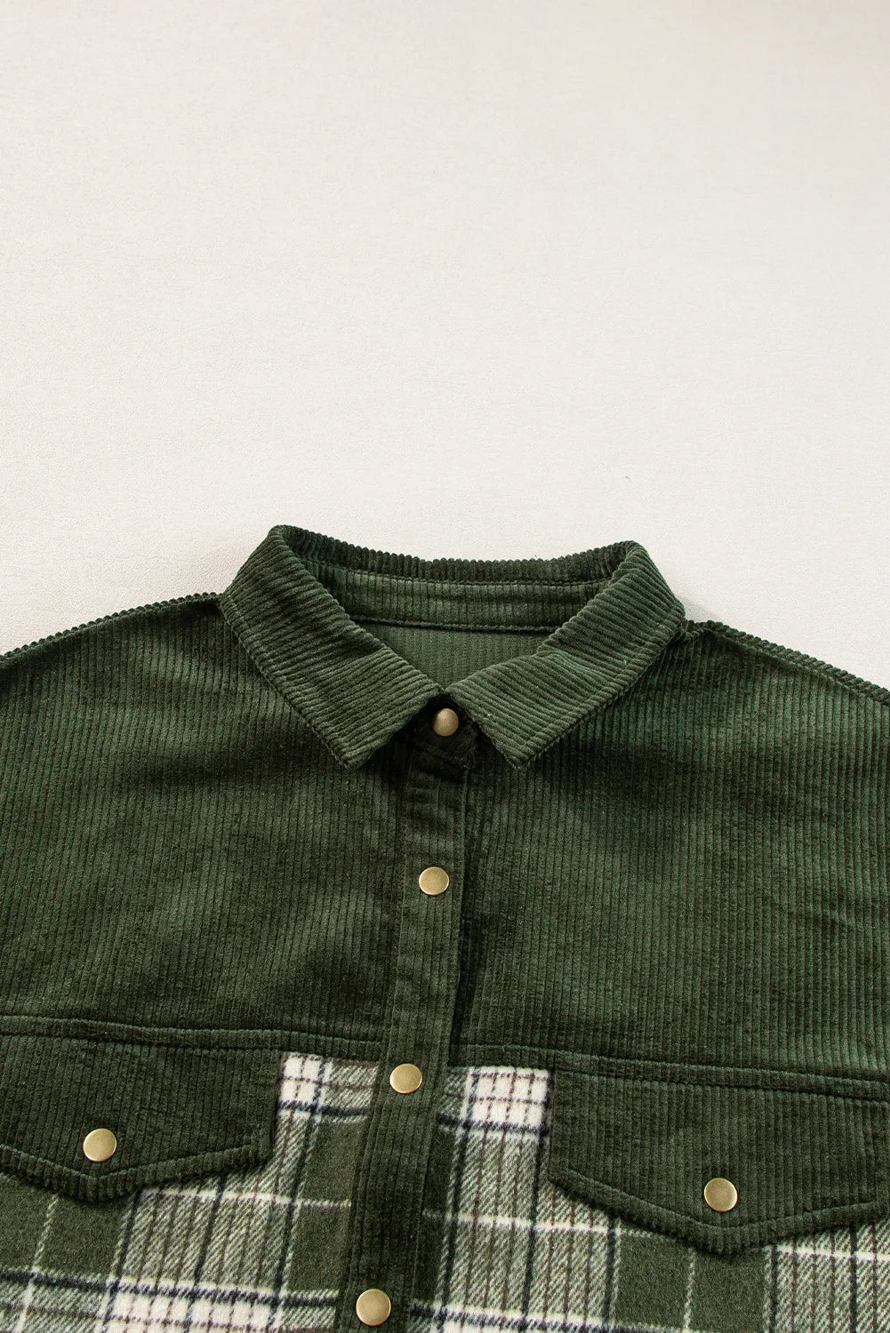 PREORDER Emerald Dreams Plaid Long Sleeve Jacket